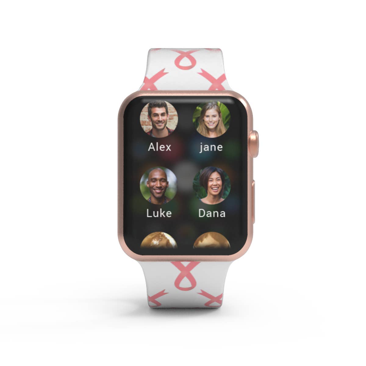 Breast Cancer Awareness Pink Ribbon Apple Watch Band