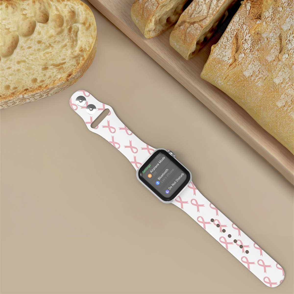 Breast Cancer Awareness Pink Ribbon Apple Watch Band