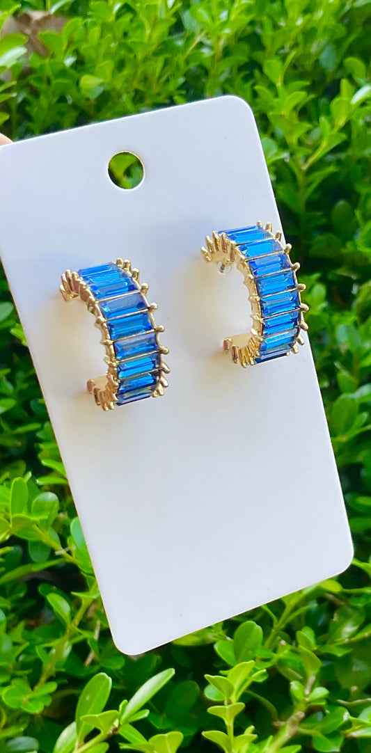 The Callie earring - Blue